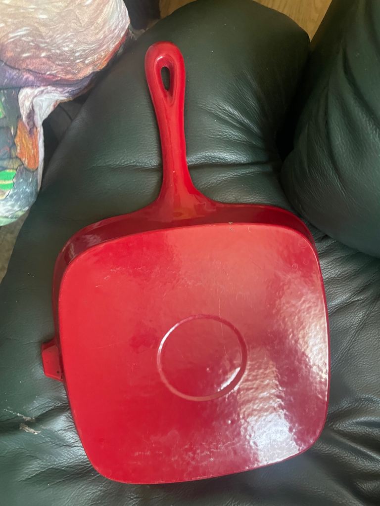 Le Creuset Cast Iron Square Grill Pan New 160pounds!