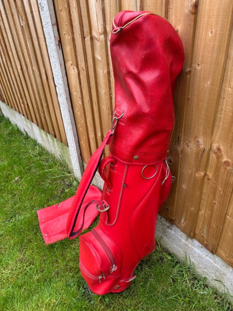 RED WOODWORM PERFORMANCE GOLF BAG 