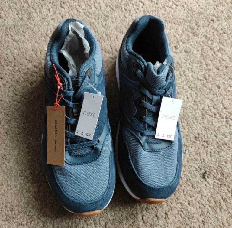 NEXT Blue Denim Trainers - Brand New with Tags