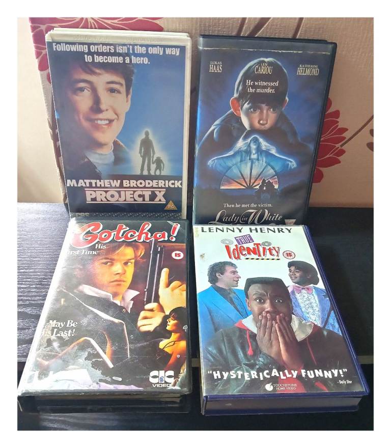 4 X RARE!! VHS MOVIES - VARIOUS PRICES