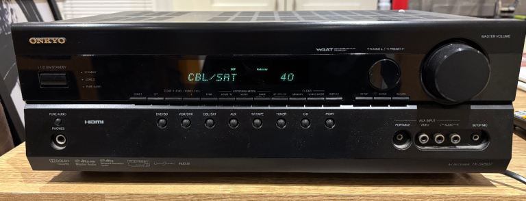 Onkyo TX-SR507 5.1 HDMI AV Receiver | Boxed with Remote, Mic & Aerials