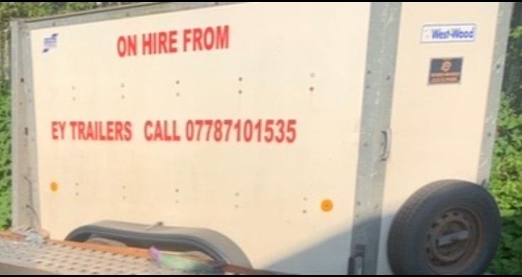 Tri Axle car trailer hire 5m