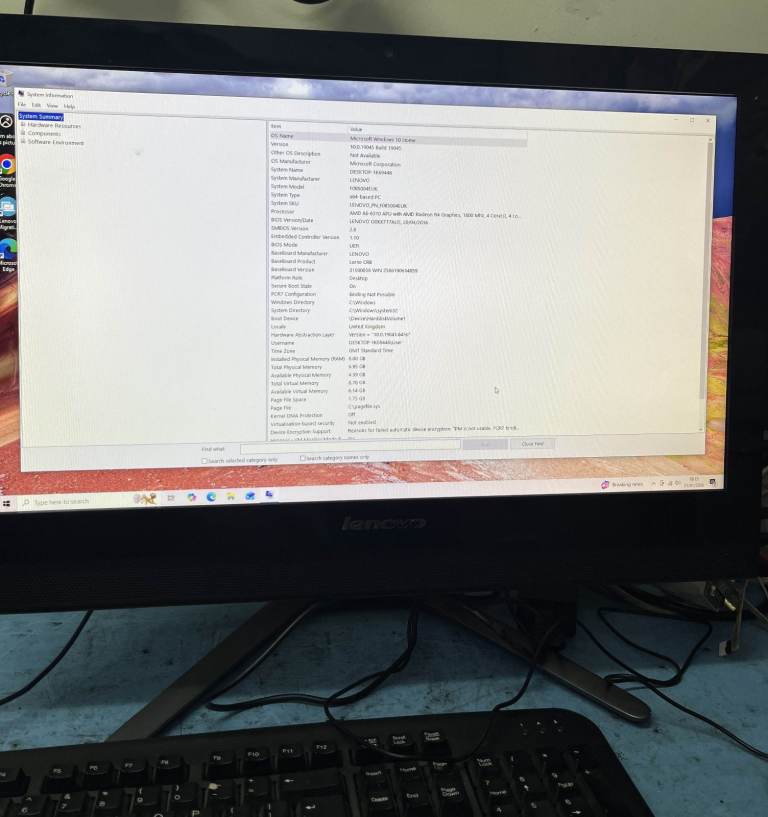 Lenovo All In One Touch Screen
