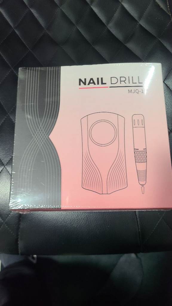 Electric Nail Drill Machine Professional Cordless Rechargeable Low Heat Quiet E-File