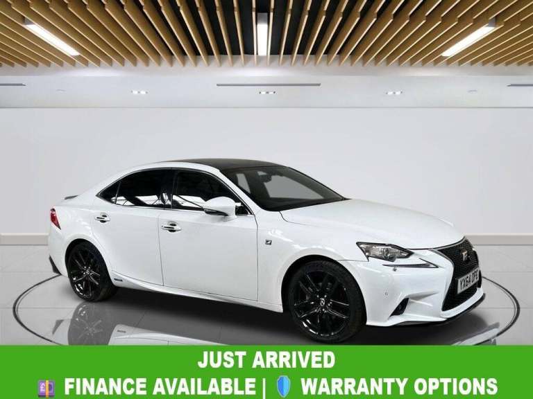 2014 Lexus IS 300h F-Sport 4dr CVT Auto SALOON PETROL/ELECTRIC Automatic