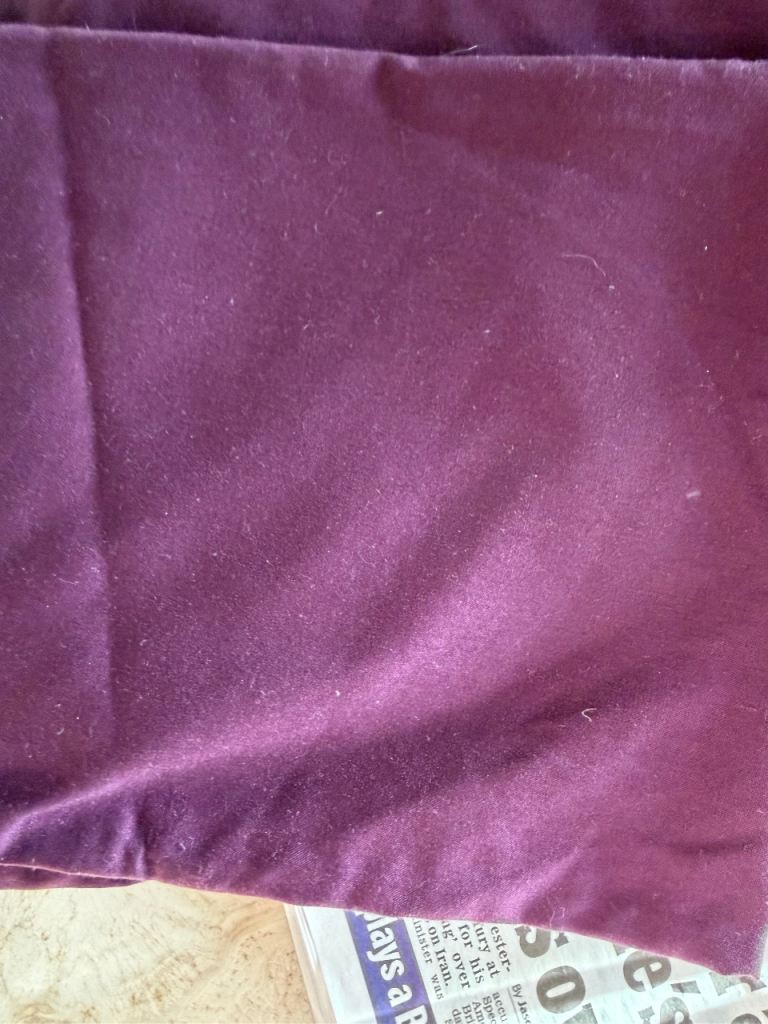 Single bedding sets x 2 from dunelm aubergine colour