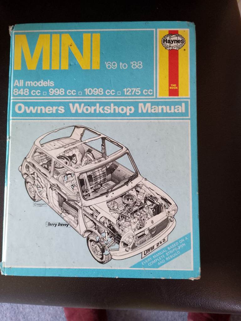 Haynes Mini Owners Workshop Manual '69 to '88 – Good Condition