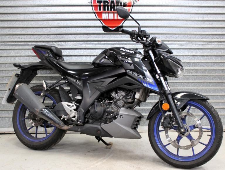 2023 23 SUZUKI GSX-S125 GSXS 125 Rlxm3 ABS BLACK NEW MOT LEARNER LEGAL HPI CLEAR