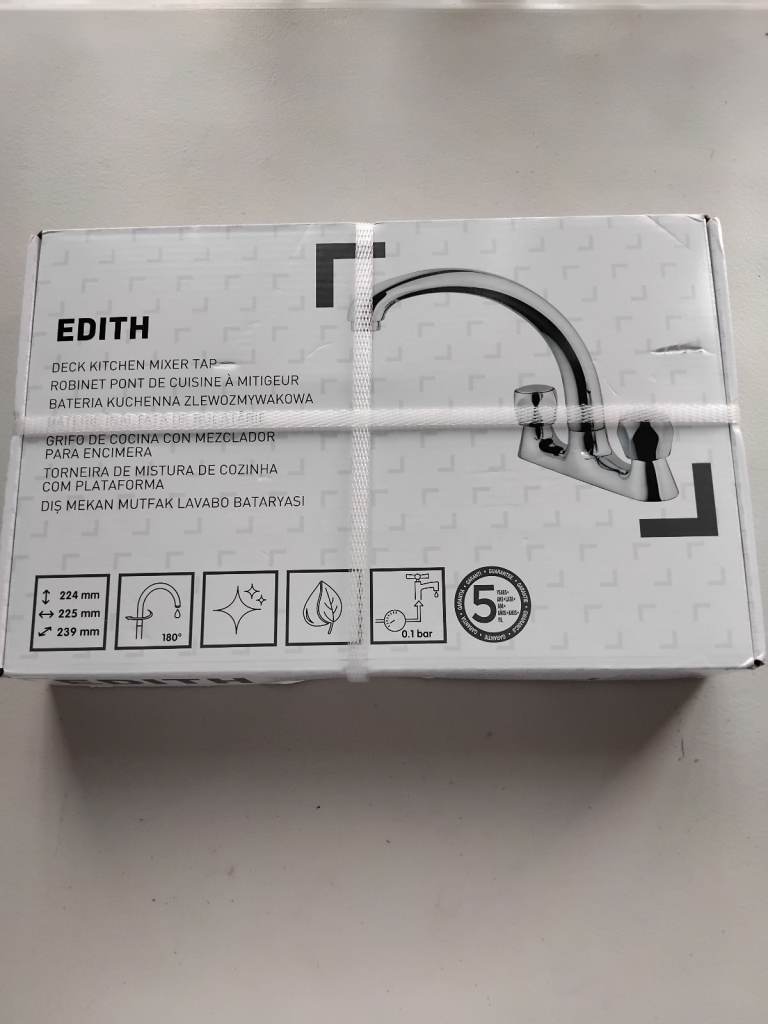 Edith Deck Kitchen Mixer Tap New in box