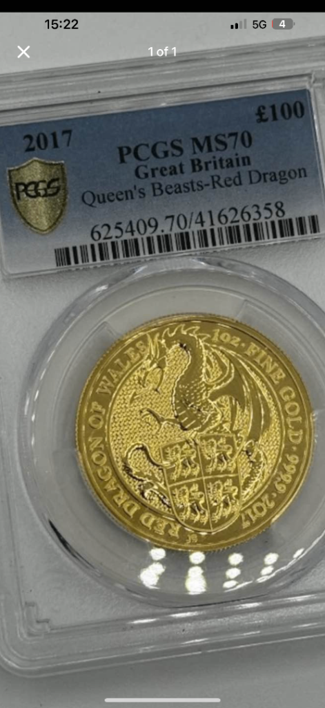 Gold coin