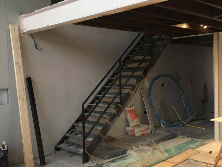 Stairs, metal stairs, staircase, fire exit stairs