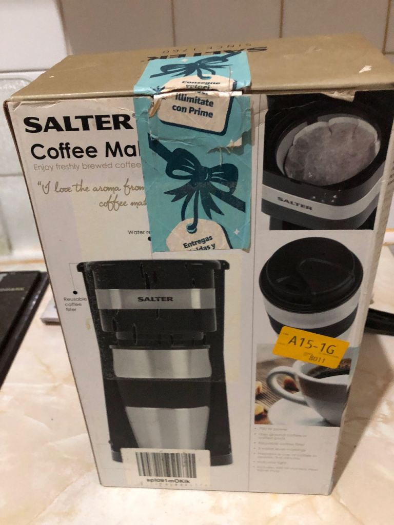 Salter Coffee Maker to Go & Travel Mug