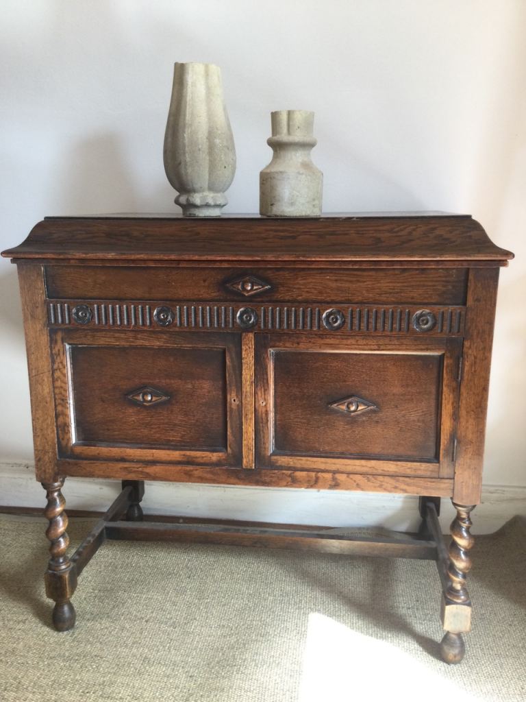 Antique Gramophone Vinyl Records Storage Cabinet Cupboard Trunk / Can Deliver 