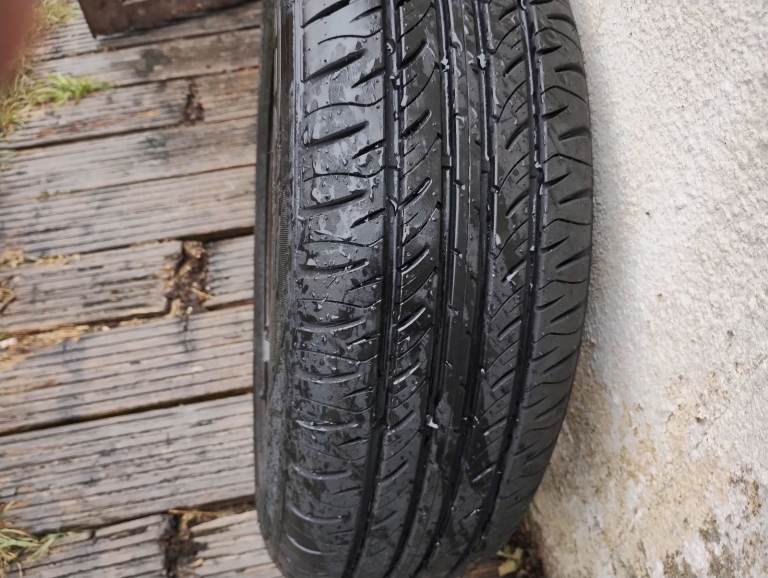 Corsa wheel, brand new tyre 