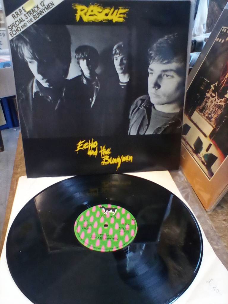 RESCUE , Echo and the Bunnymen , 12 inch vinyl ,E.P.