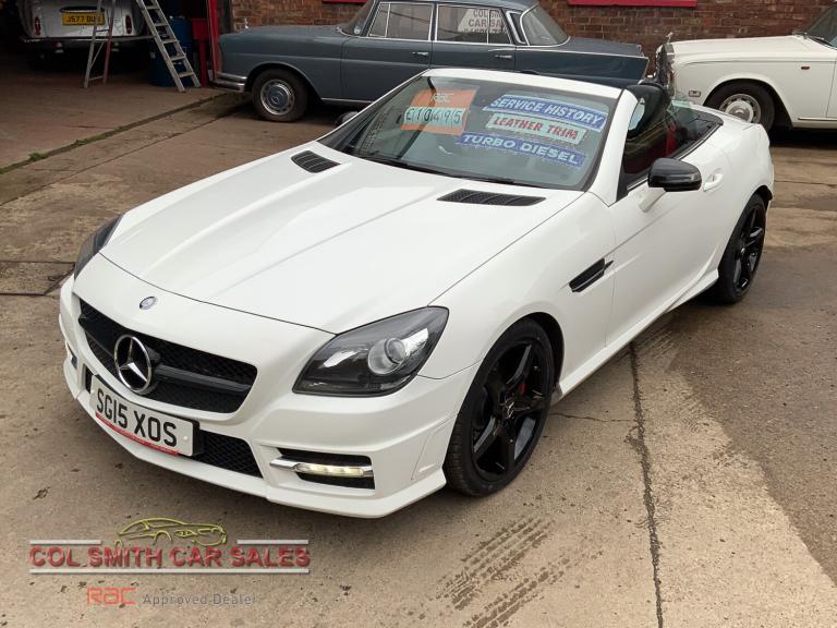 2015 Mercedes-Benz SLK SLK 250 CDI BlueEFFICIENCY AMG Sport 2dr Tip Auto CONVERTIBLE Diesel Autom...