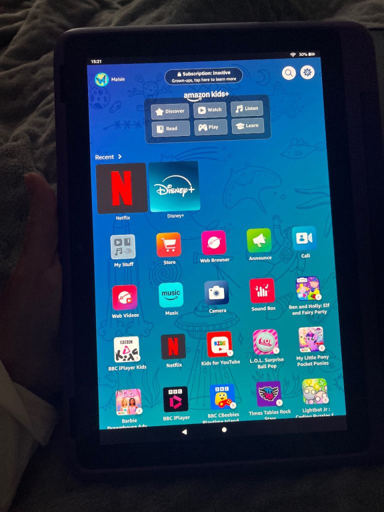 Kids kindle fire 10 inch HD