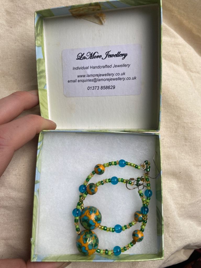 La More Jewellery Handcrafted Beaded Earrings - New