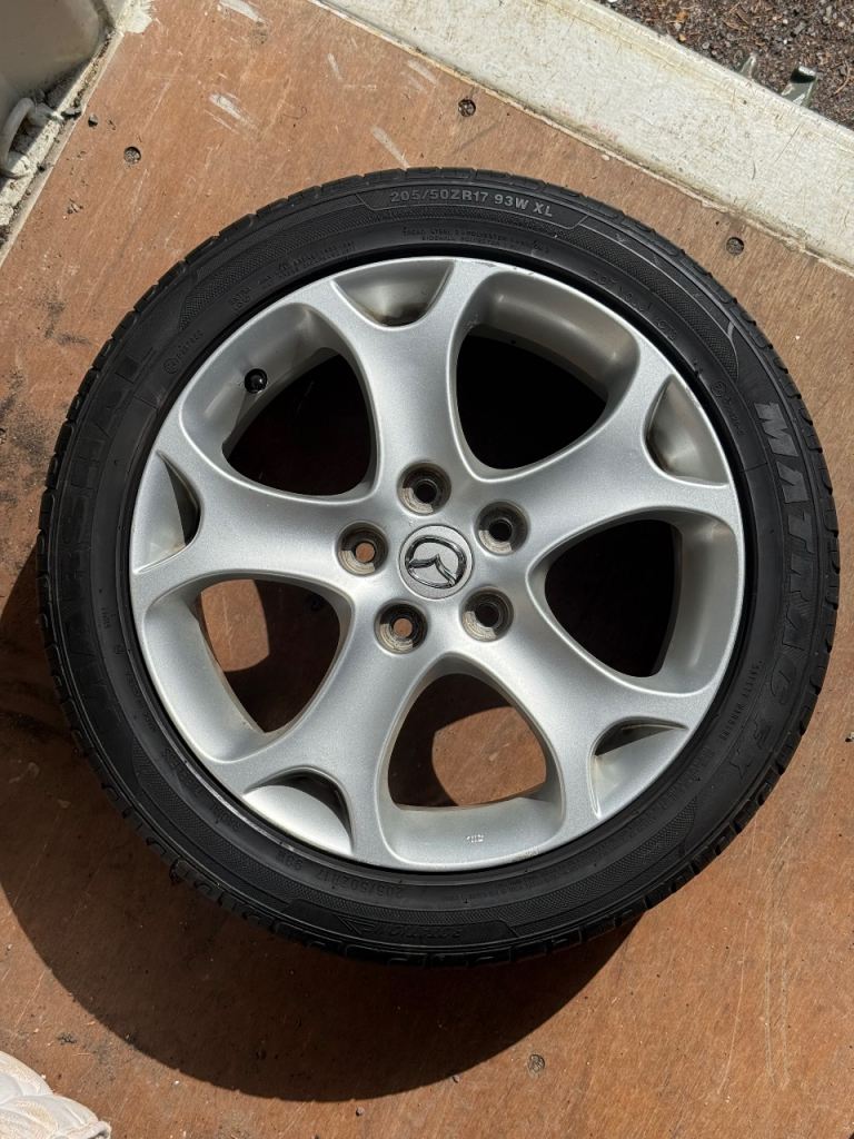 Genuine Mazda 17” Alloy Wheel with Michelin 205/50 R17 Tyre