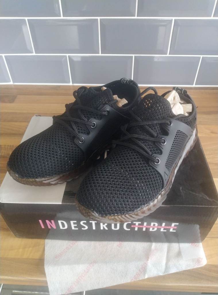 Black Indestructible Women's Work Trainers