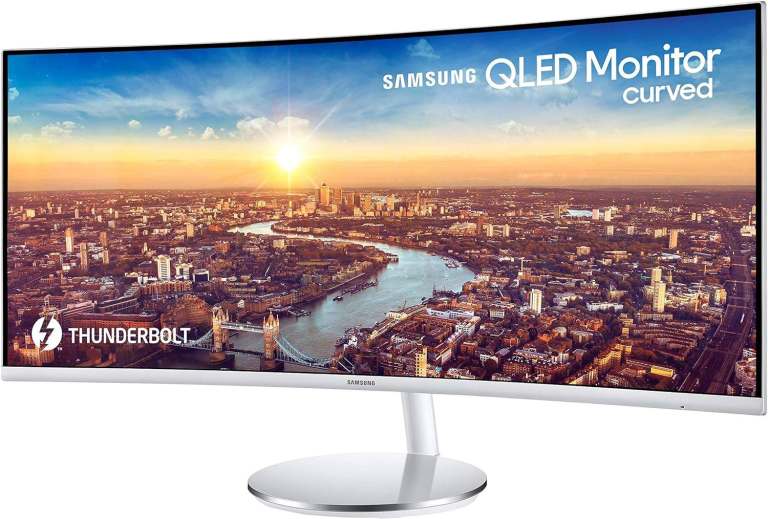 NEW £900 SAMSUNG QLED 34" 21:9 ULTRA WIDESCREEN WQHD 3440 X 1440 CURVED MONITOR WITH AMD FREESYNC