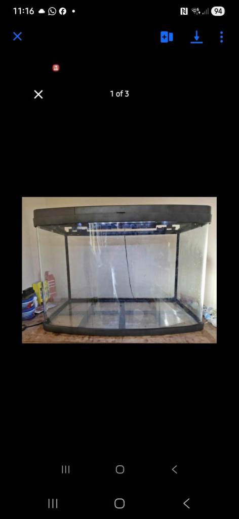 Fish tank 64l 