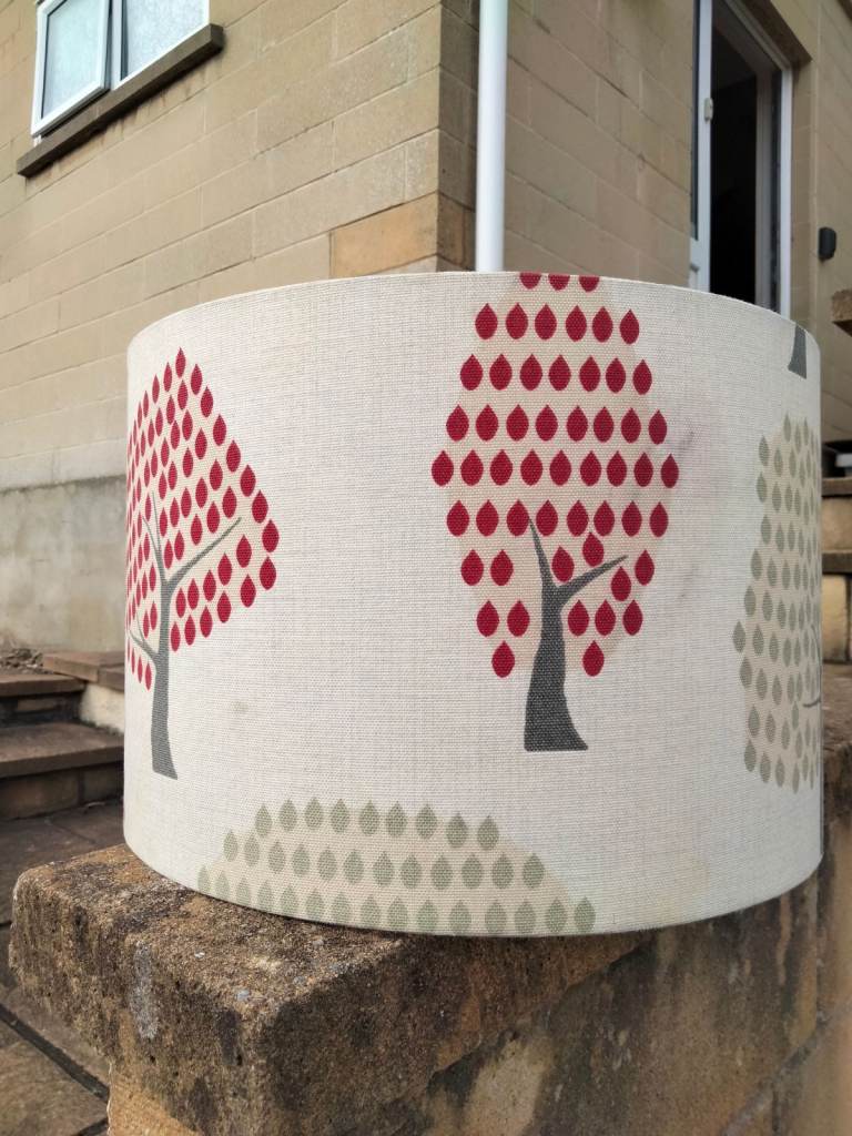 Fabric lampshade