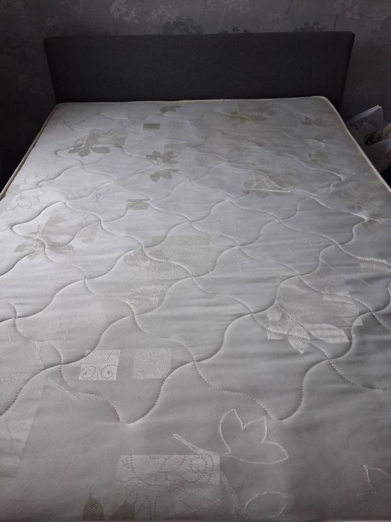 Double bed and mattress