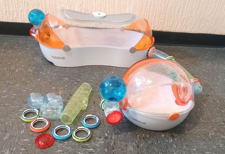 OVO Habitrail Loft Small Pet Hamster Cage W/ Accessories