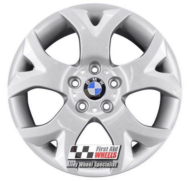 R497S Swap BMW X3 E83 4x 18'' GENUINE STYLE 114 SILVER REFURBISHED ALLOY WHEELS