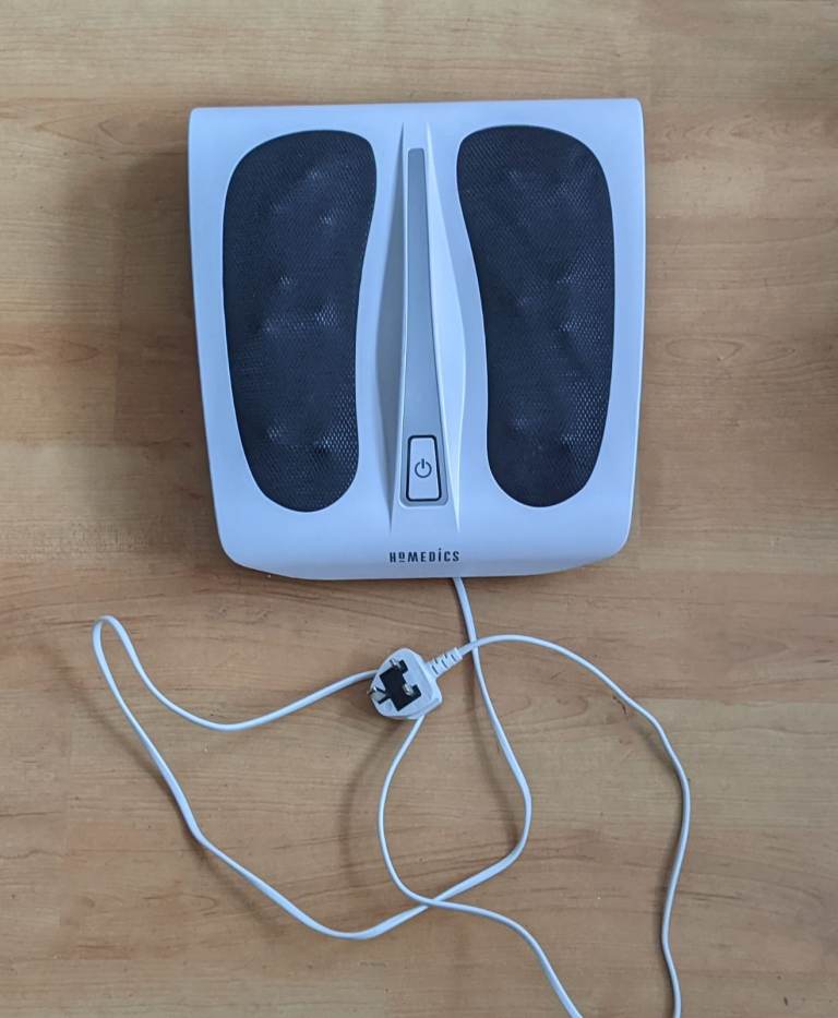 HoMedics Shiatsu Foot Massager Electric, 18 Massage Heads, 1-Touch Operation