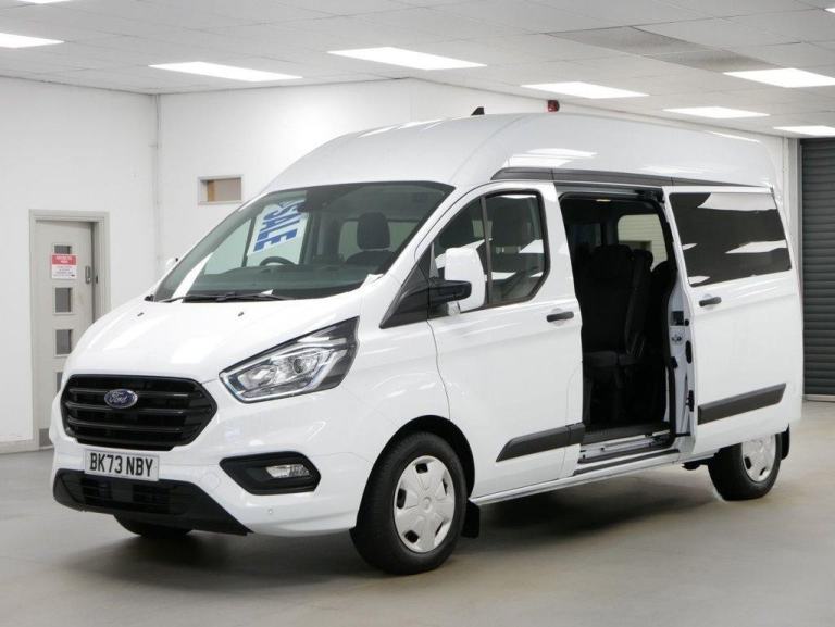 73  TRANSIT CUSTOM 320 2.0 EBL 130 BHP L2 HIGH ROOF TREND AUTOMATIC 9 SEATER