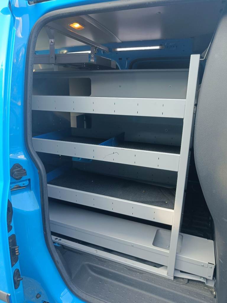 Van racking/shelving removed from VW caddy maxi 