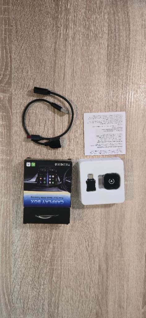 Wireless Carplay Android Auto Adapter USB Car Dongle Connect Box 2 in 1 Mini Box