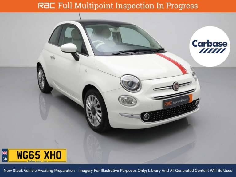 2015 Fiat 500 1.2 Lounge Hatchback 3dr Petrol Manual Euro 6 (s/s) (69 bhp) Hatchback PETROL Manual