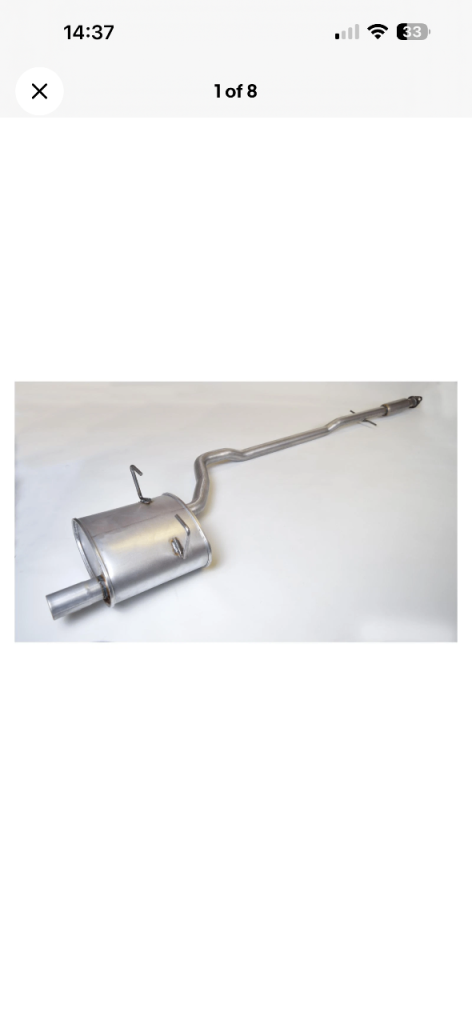 R50 exhaust system 