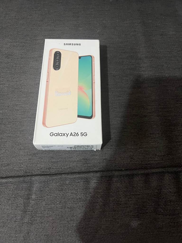 BRAND NEW SEALED SAMSUNG GALAXY A26 5G 128GB 6.7 INCH SUPER AMOLED DISPLAY PINK ANDROID MOBILE