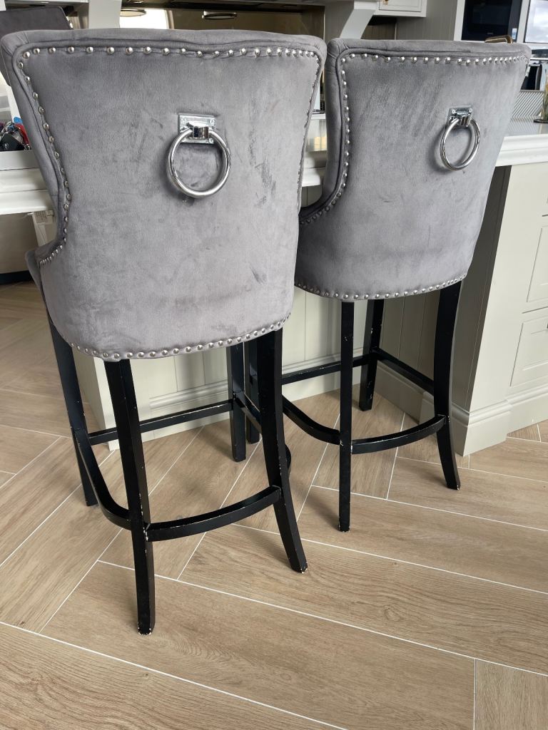 image for Grey kitchen bar stools 