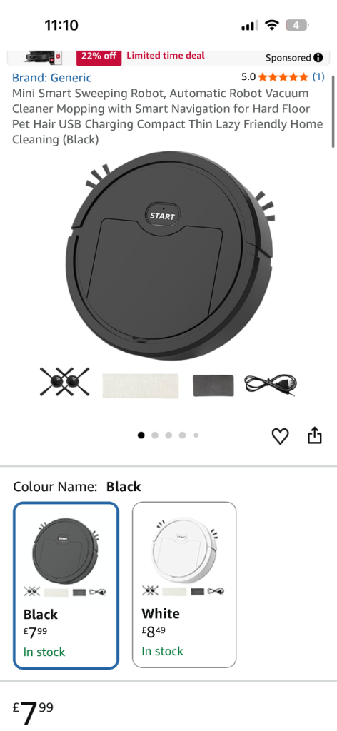 Brand New Robot Hoover 