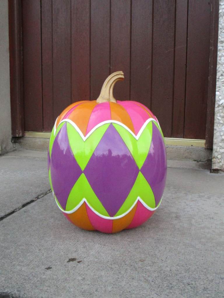 Large Colourful Pumpkin 