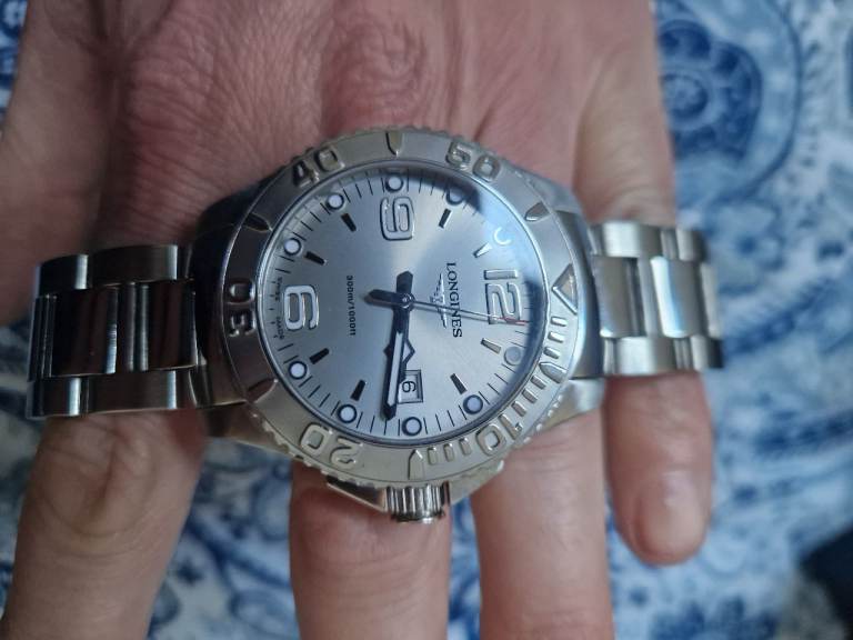 Longines Hydroconquest silver 39mm