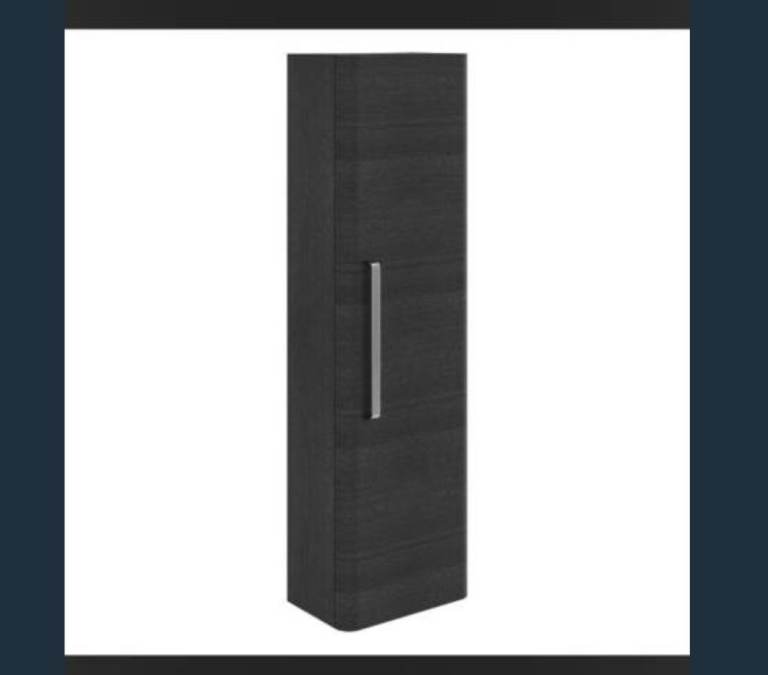 Easy bathrooms Wood Grain Cabinet Black