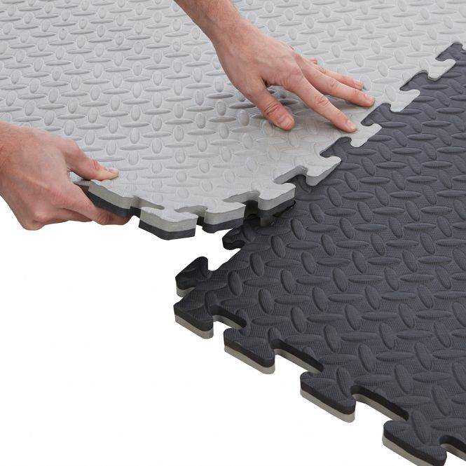 20mm Reversible 1mÂ² EVA Foam Tatami Mats / Jigsaw Flooring Tiles