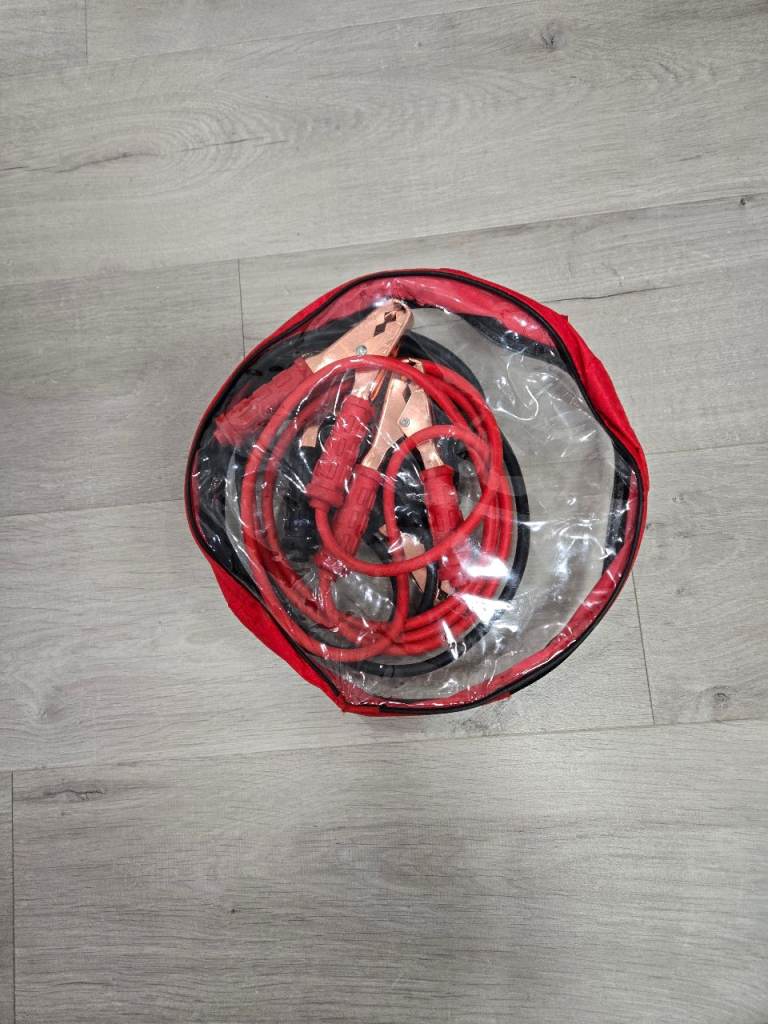 Car Booster Cable, Battery Jumper Starter Cables for 12V Car Jump Starter UK £5