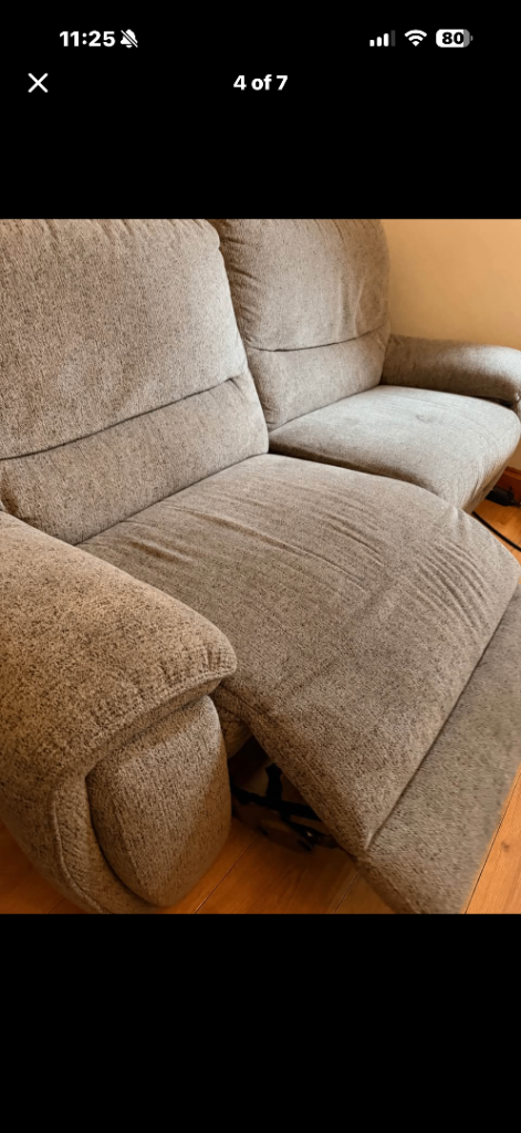 Two Reclining Sofas - DFS