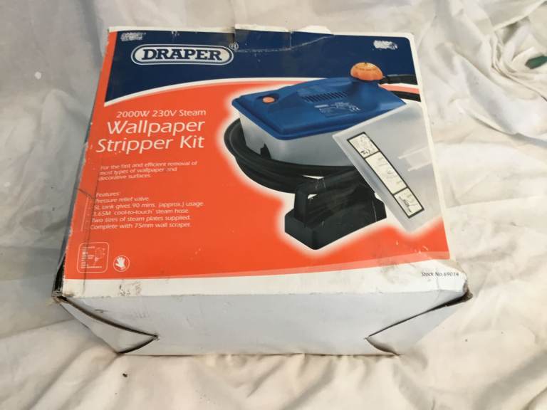 NEW Draper Steam Wallpaper Stripper Kit, 2000w