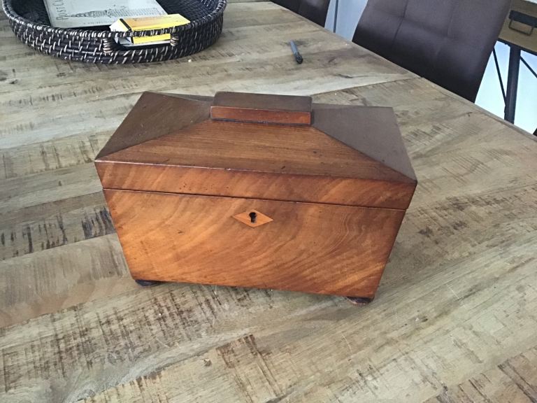 Antique tea caddy 