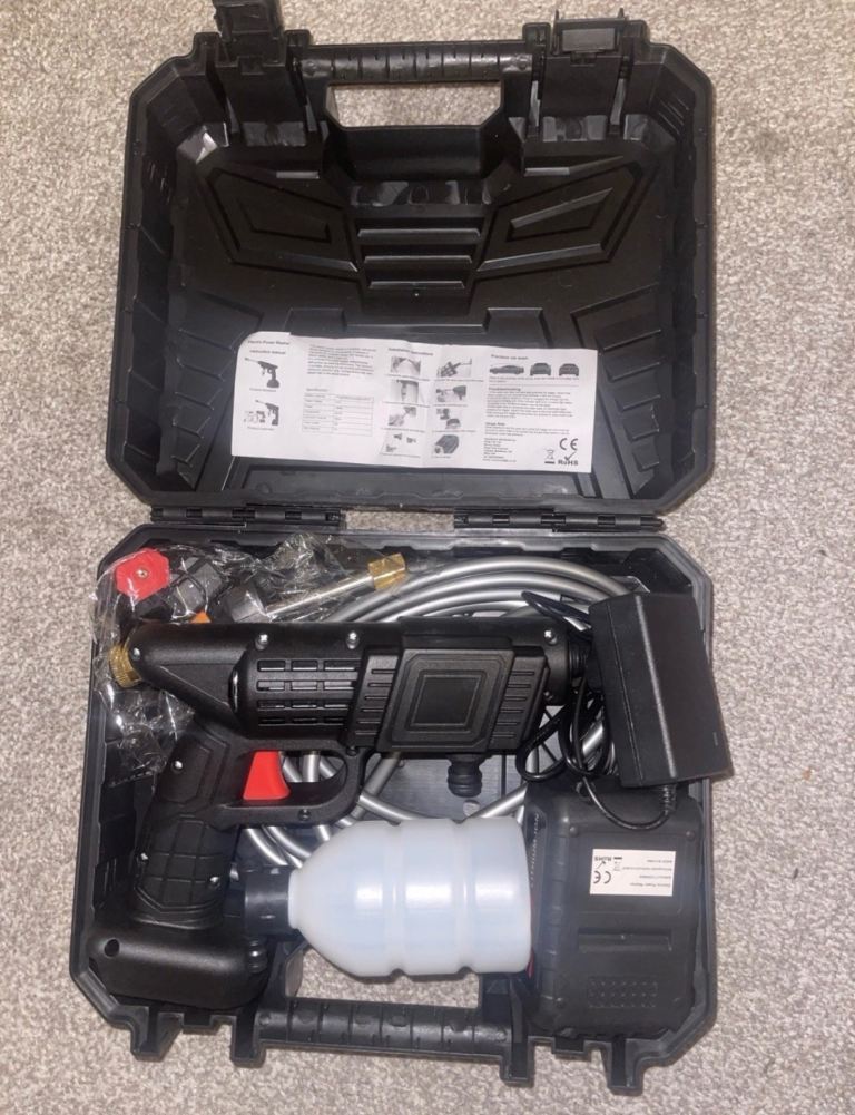 TJC LTD 24VH Cordless Electric Power Washer 21V 180W Model 2FY-2120A
