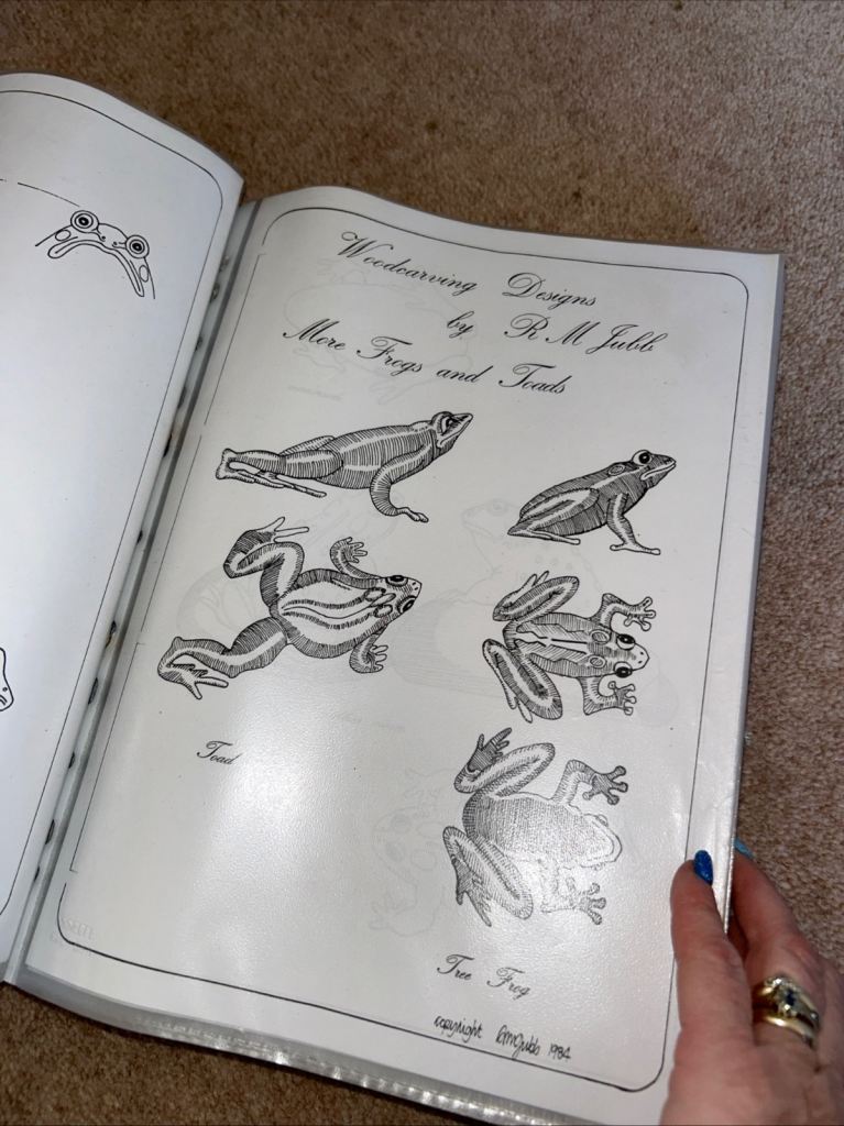 Woodcarving Designs Book by R.M. Jell – Good Condition