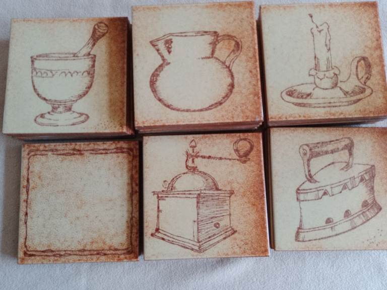 38 6 inch/15 Centimetre ceramic tiles 